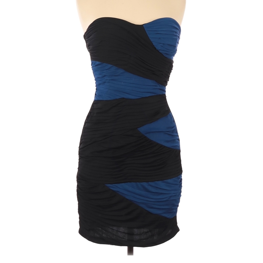 Strapless Ruched Cocktail Dress